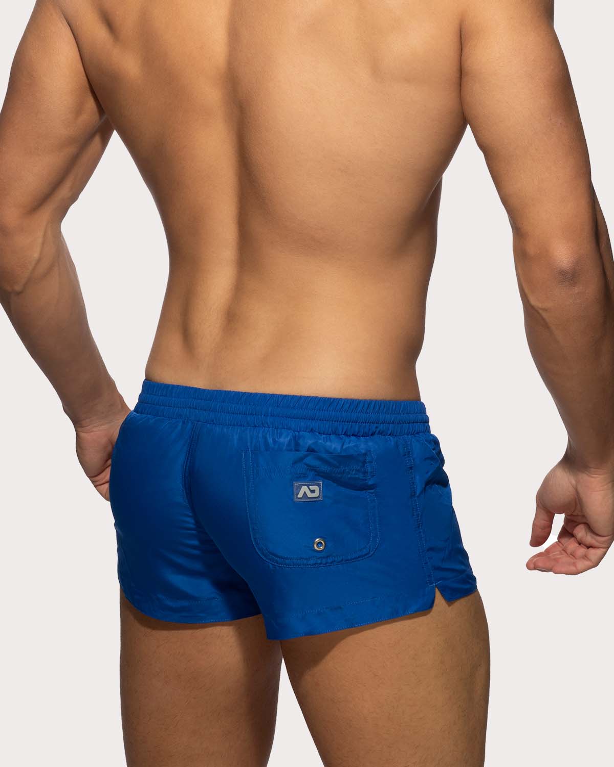 Basic Mini Short - Sexy, knappe Badeshorts aus der Swimwear Kollektion von Addicted in blau, back
