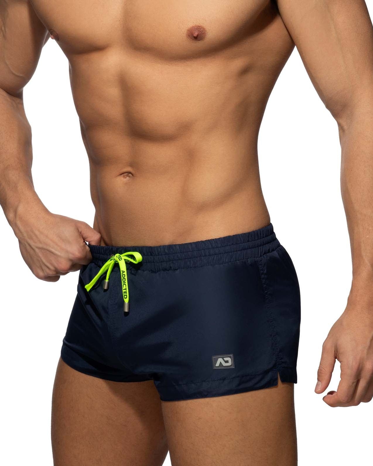 Knappe Addicted Badeshorts 'Basic Mini Swim Short' navy blue, side, 49784516641094, 49784516673862, 49784516706630, 49784516739398
