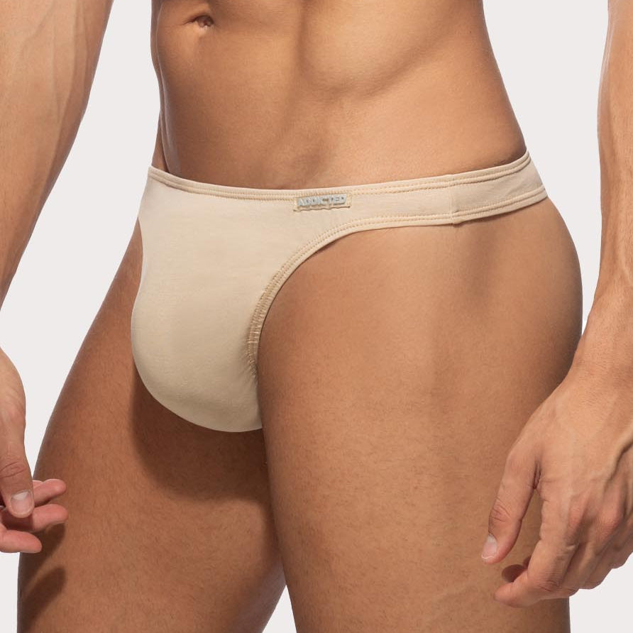Addicted Herren String-Tanga 'Cotton Thong' beige, 54093862404422, 54093862437190, 54093862469958, 54093862502726, 54093862535494