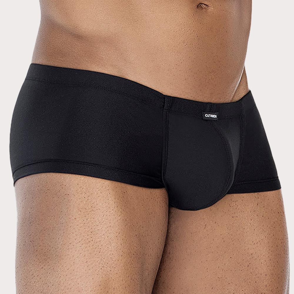 Cut4Men SP4NDEX Hipster - Knappe Herren Pants aus Mikrofaser in schwarz