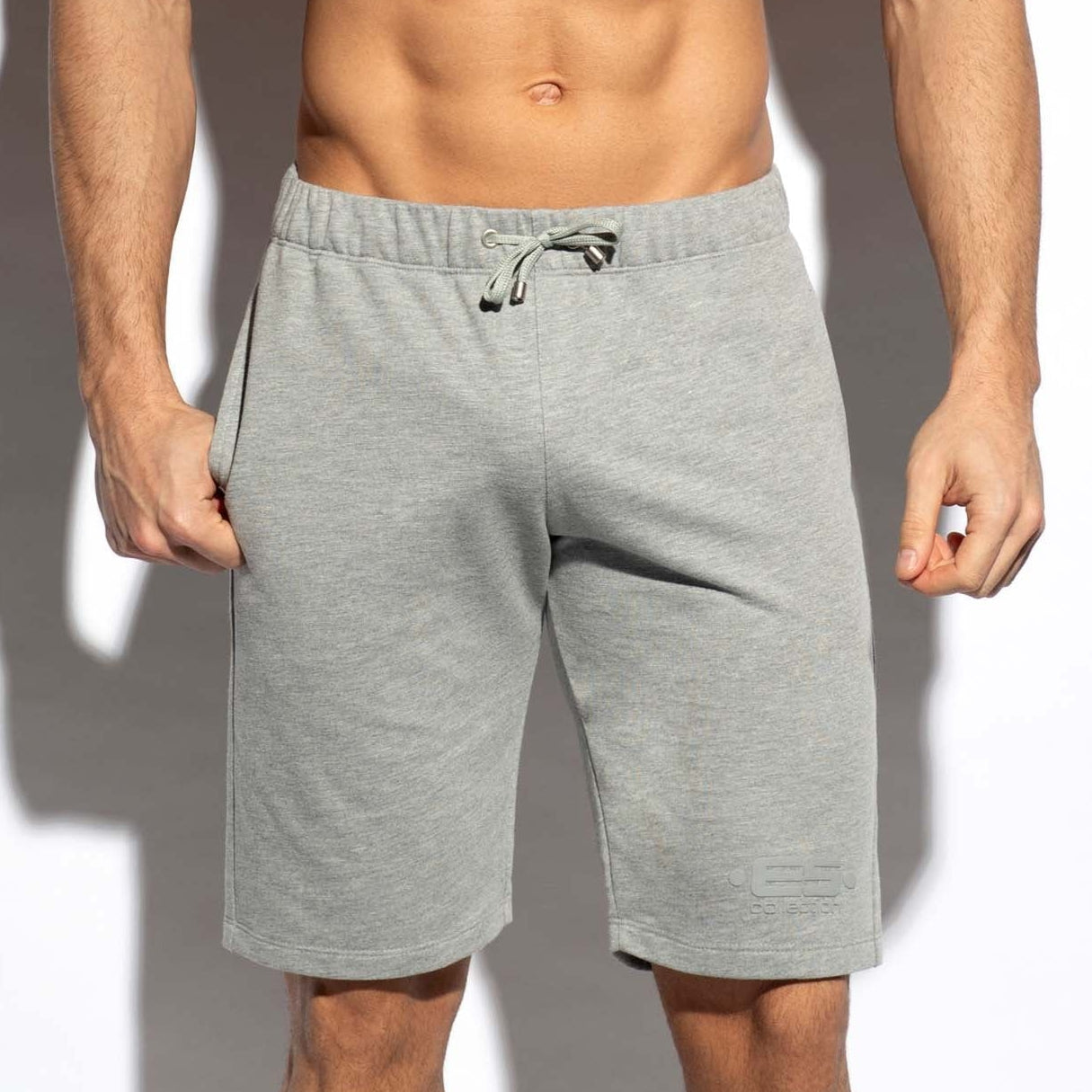 ES Collection kurze Sporthose 'Relief Sports Shorts' grey, front