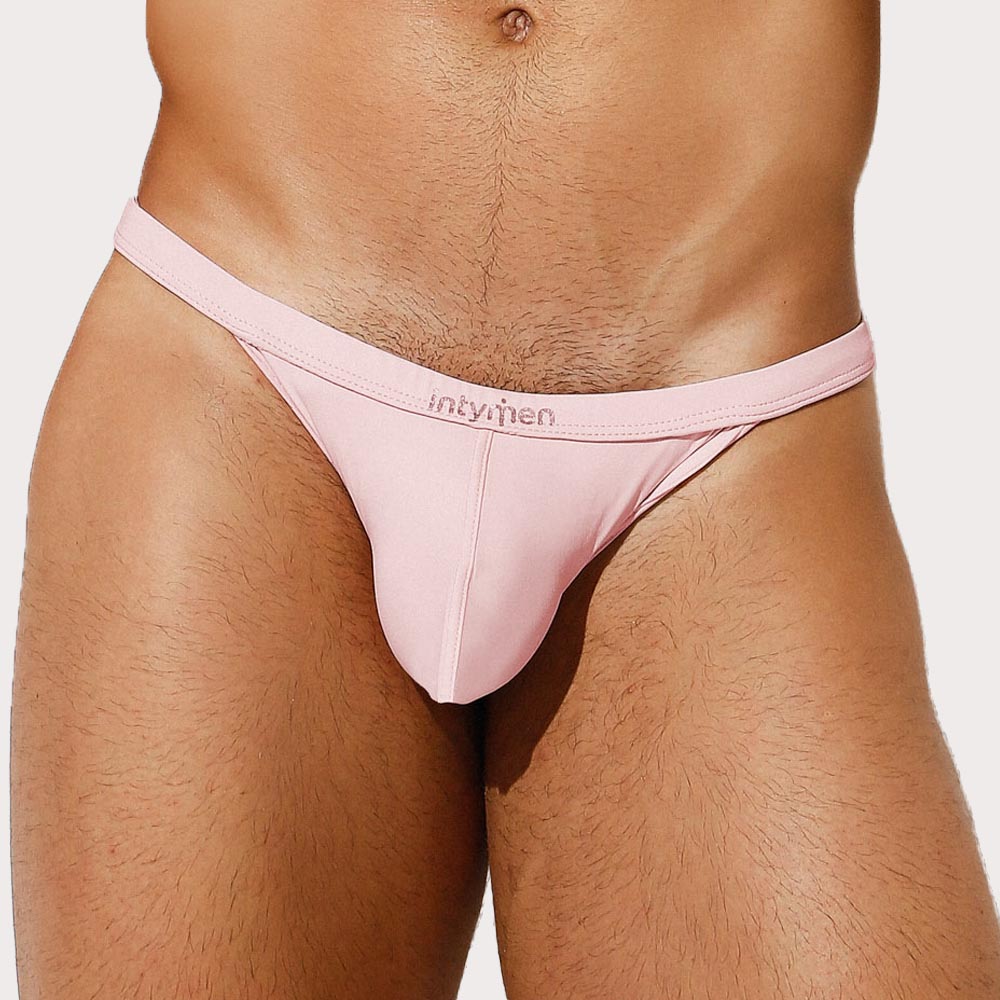Intymen Roma Pouch Bikini - Tanga-Slip für Herren im Low-Rise Schnitt aus Mikrofaser in rosa