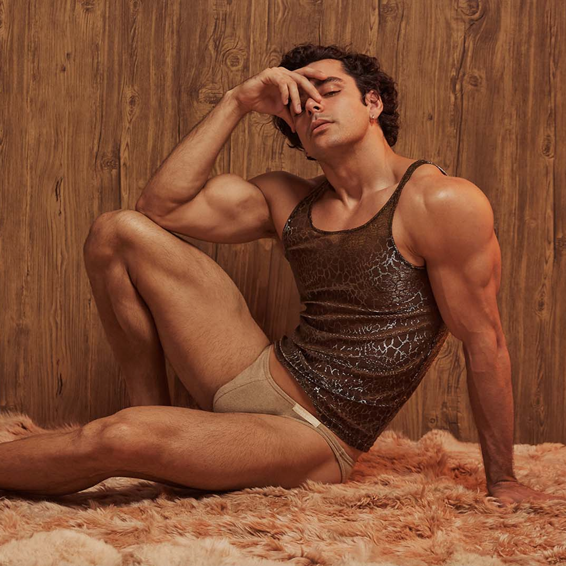 Slip 'CAMEL LOW-CUT BRIEF' 21412