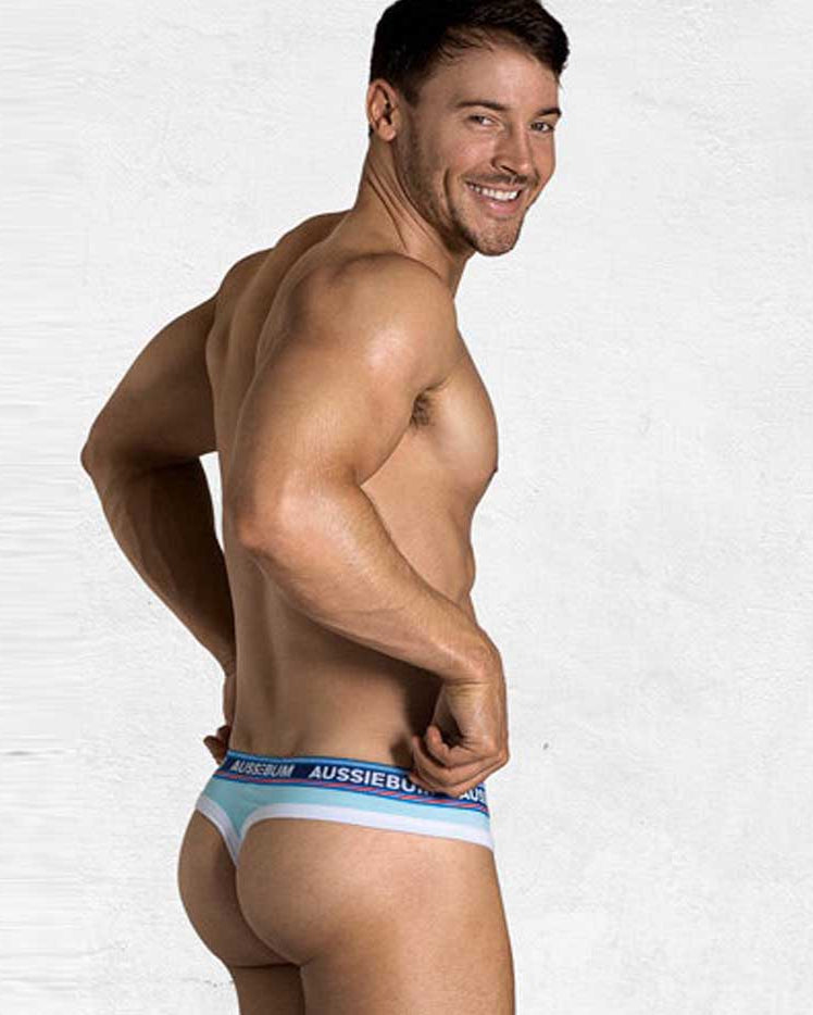 Herren String 'Icy Blue Thong'