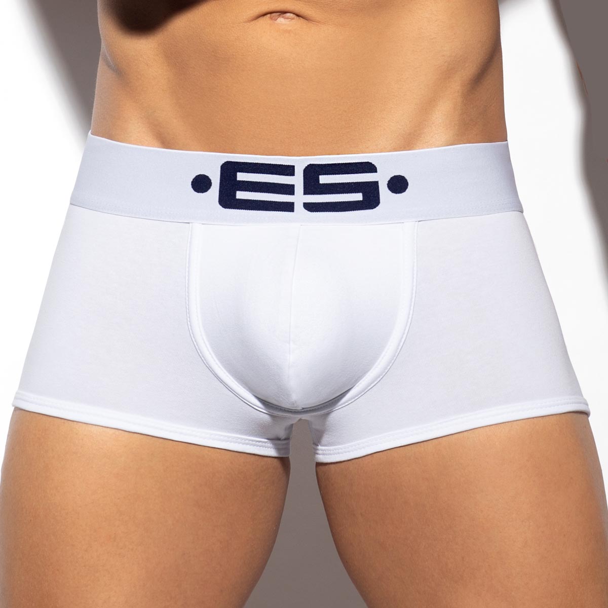 ES Collection Pack Up Wondertrunk - Boxershorts mit Push-Up Einlage für Männer, weiß, Frontansicht