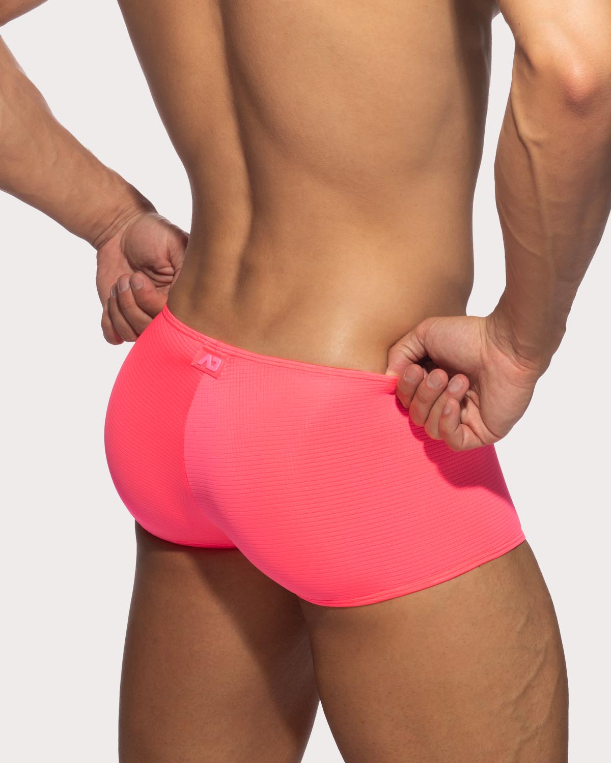 Addicted Veloz Dry Trunk - Mini Boxer Pants im Low-Rise Design aus ultra-leichtem Material in neon-pink, back