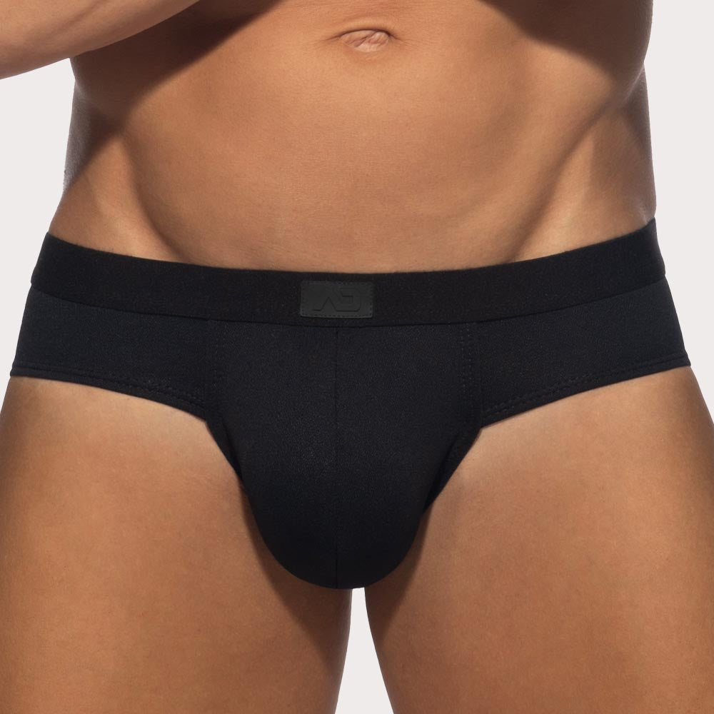 Addicted Looma Brief - Minislip für Männer im Low-Rise Design aus Mikrofaser mit Struktur in schwarz