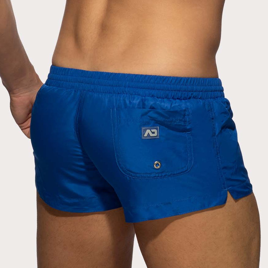 Basic Mini Short - Sexy, knappe Badeshorts aus der Swimwear Kollektion von Addicted in blau, back