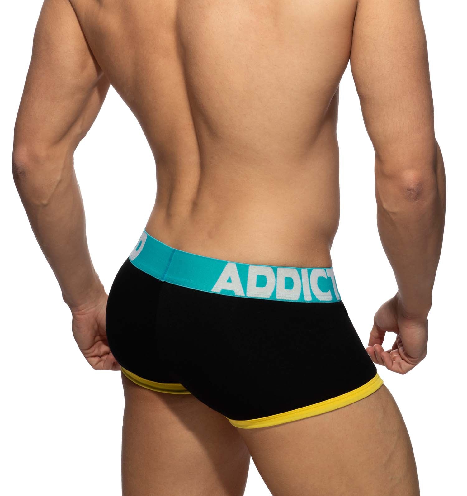 Addicted Sports Padded Trunk black, back