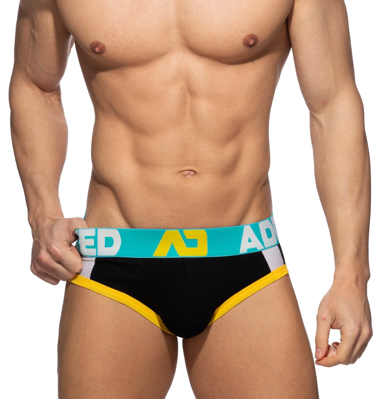Addicted Padded Sports Brief black, front