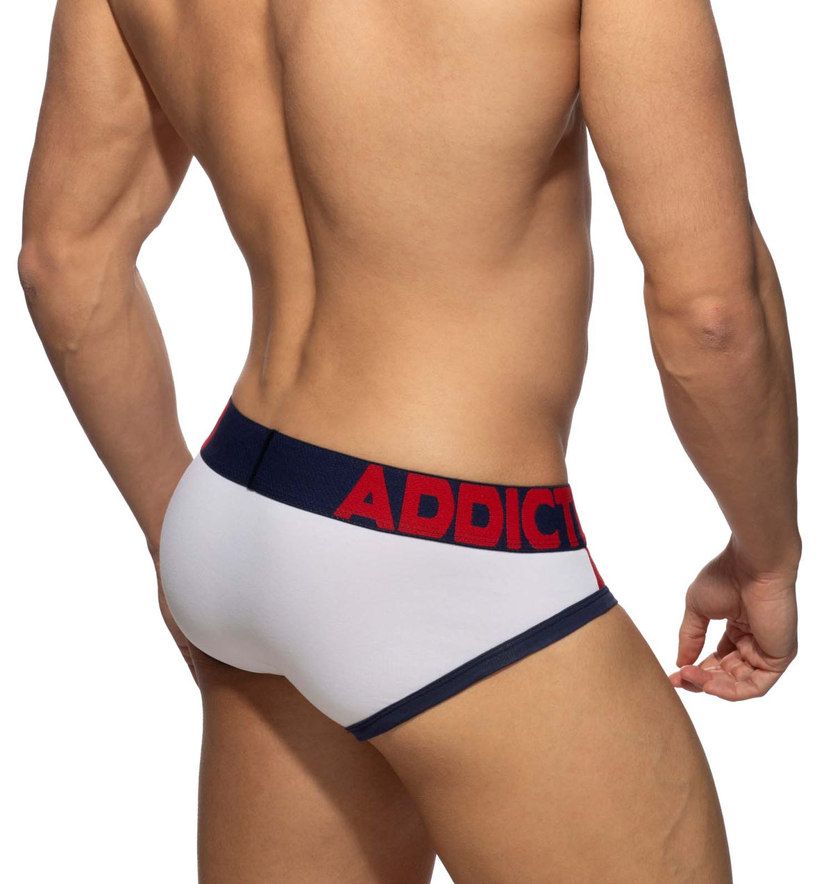 Addicted Padded Sports Brief white, back