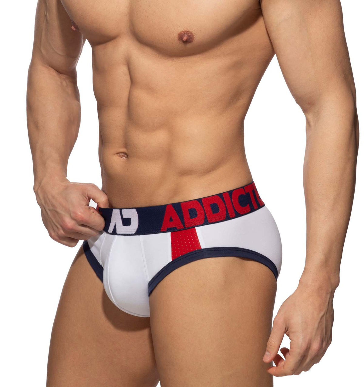 Addicted Padded Sports Brief white