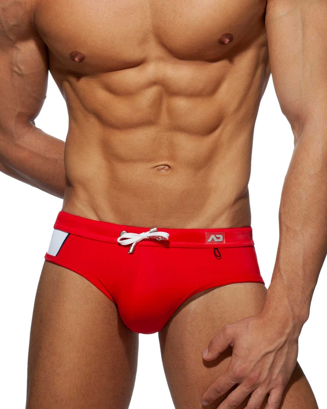 Addicted Badeslip 'Racing Side Swim Brief' mit Push-Up Einlage in rot