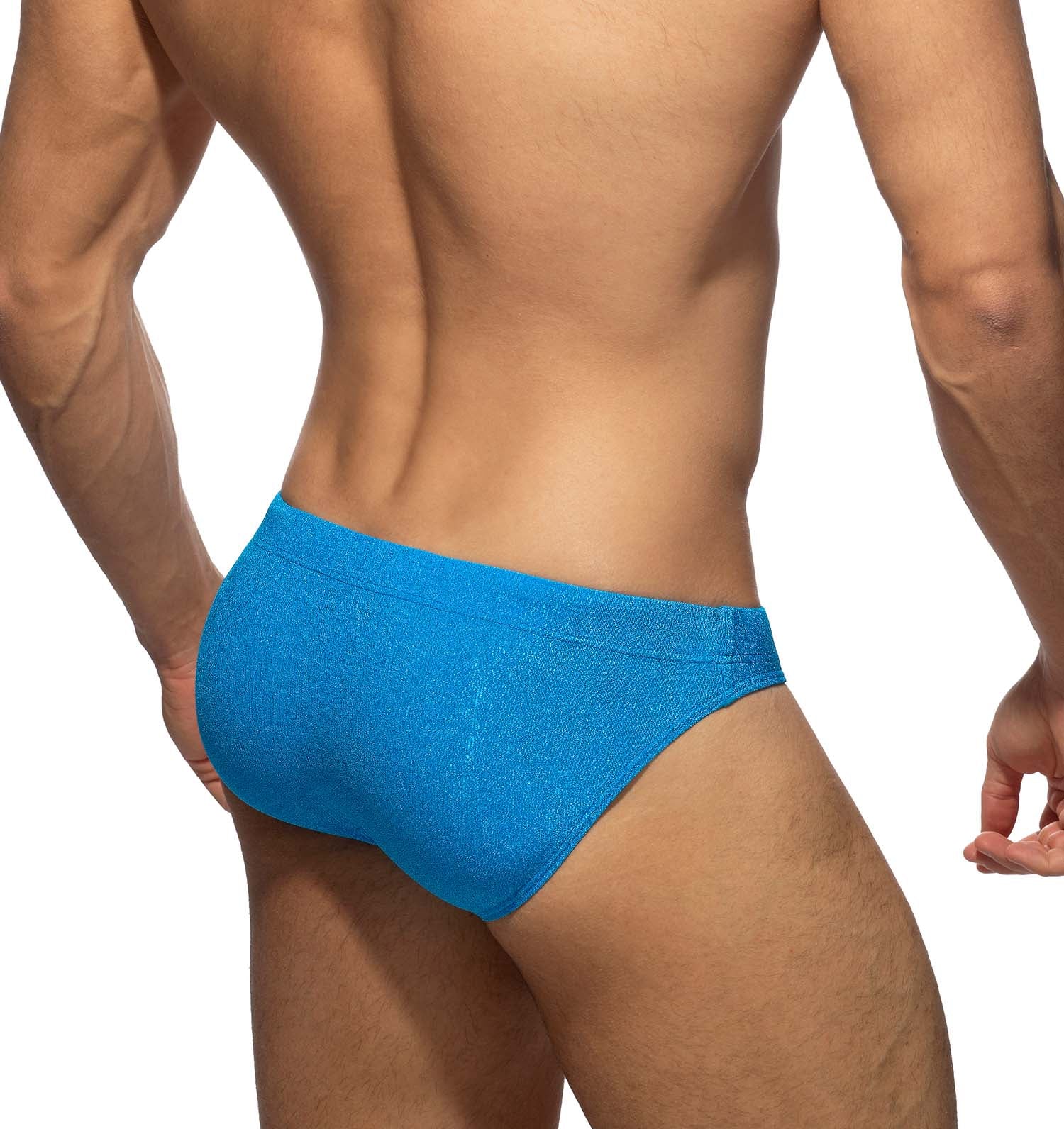 Addicted Swim Brief 'Pique Speedo' blue, back