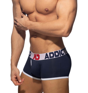 Addicted Open Fly Trunk navy, side