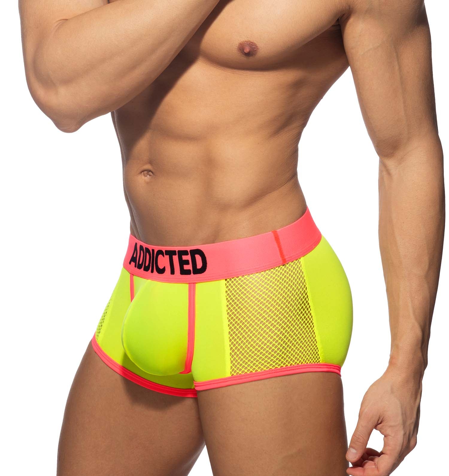 Addicted Neon Mesh Trunk AD1219 yellow