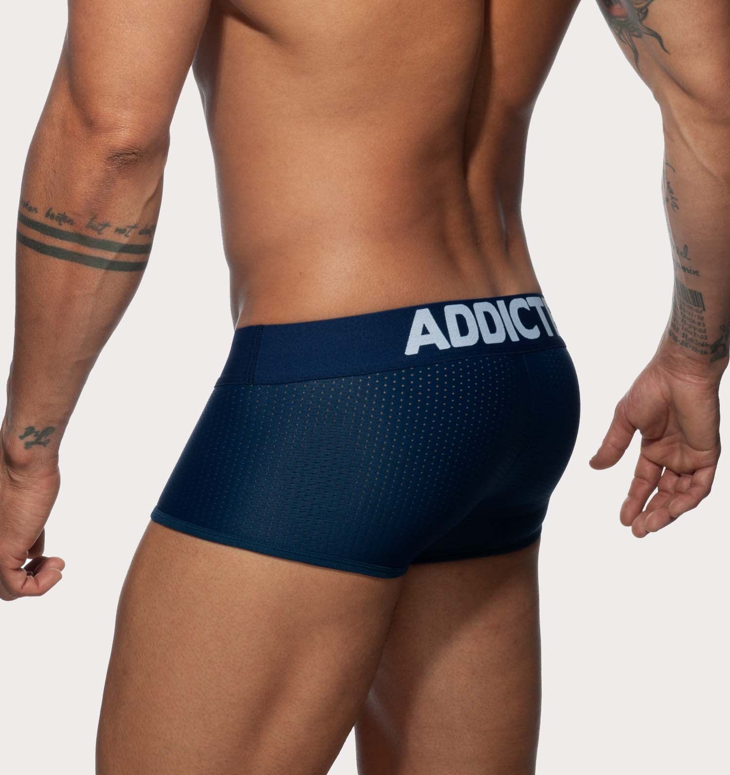 Addicted Boxershorts 'Push-Up Mesh Trunk' navy, back, 53854352507206, 53854352539974, 53854352572742, 53854352605510, 53854352638278