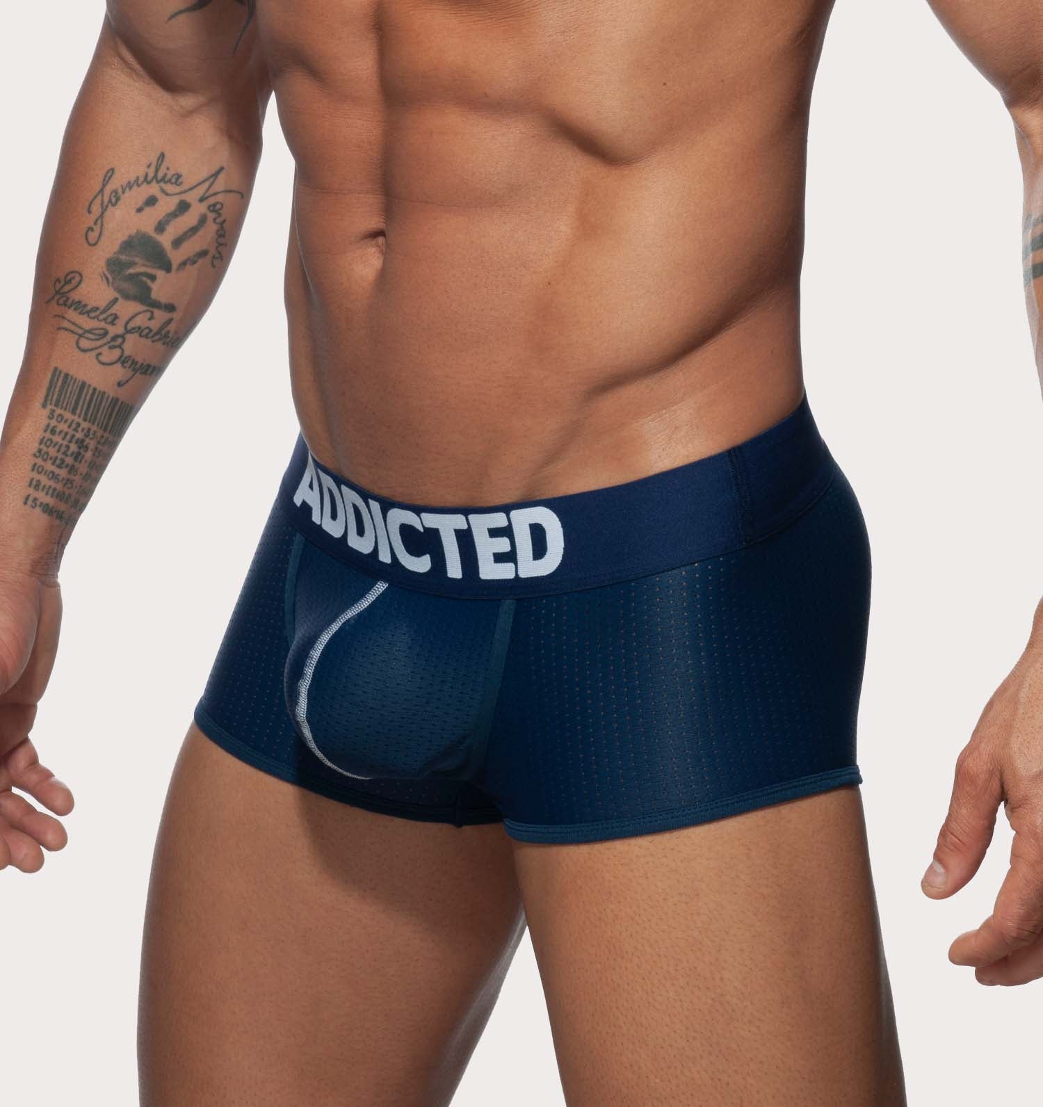 Addicted Push-Up Mesh Trunk navy, 53854352507206, 53854352539974, 53854352572742, 53854352605510, 53854352638278