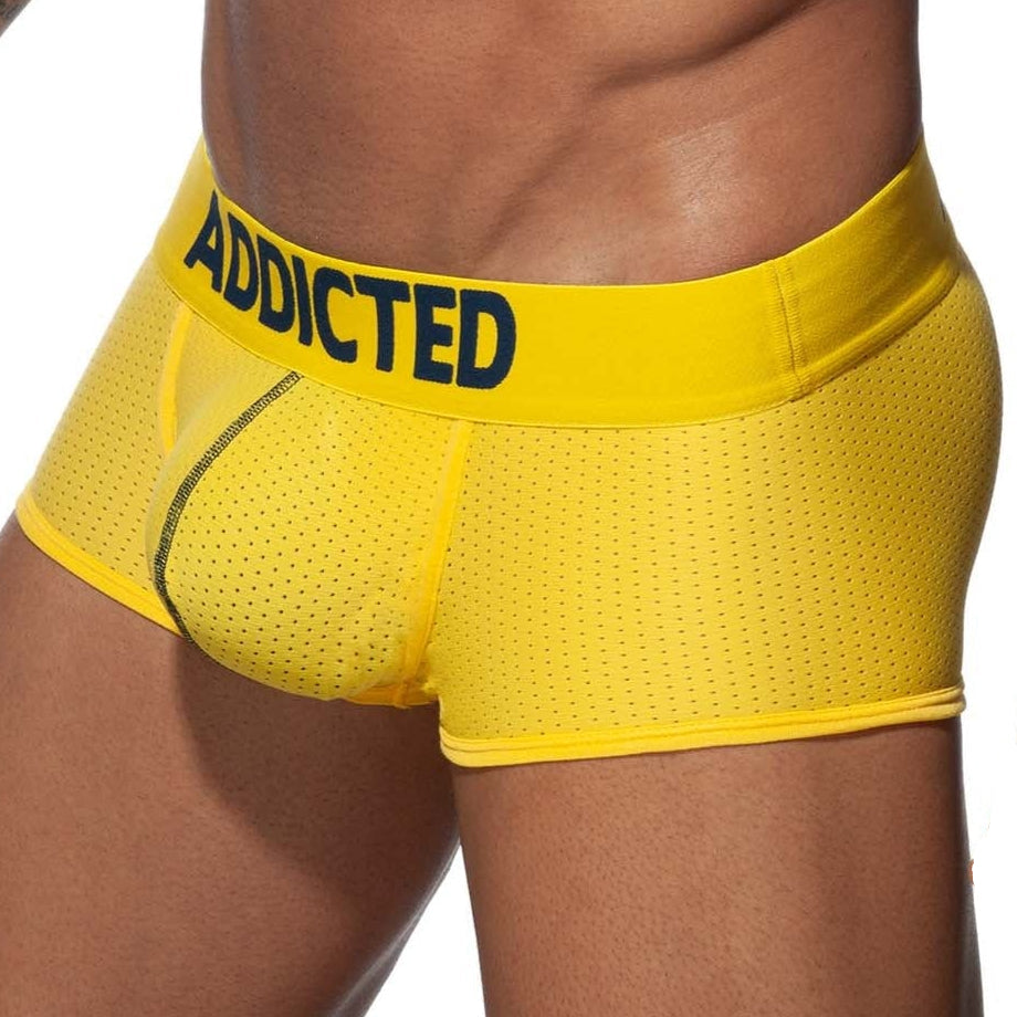 Addicted Boxershorts 'Push Up Mesh Trunk' yellow, 50613888483654, 50613888516422, 50613888549190, 50613888581958, 50613888614726