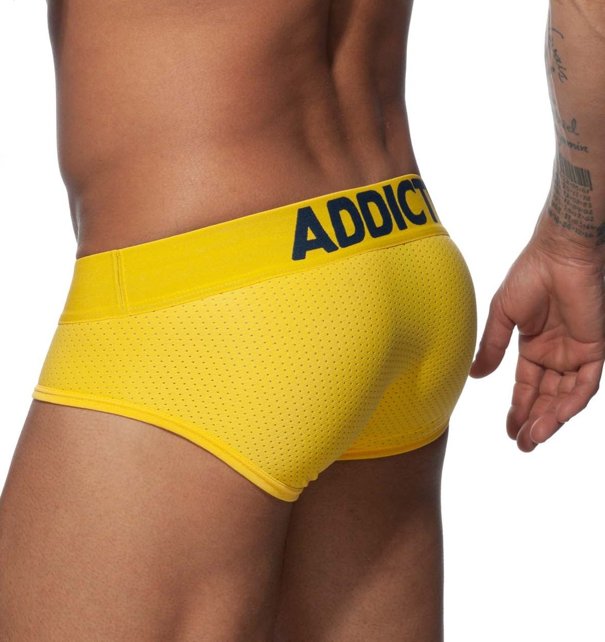 Addicted Push Up Mesh Brief yellow back, 50613916729670, 50613916762438, 50613916795206, 50613916827974, 50613916860742