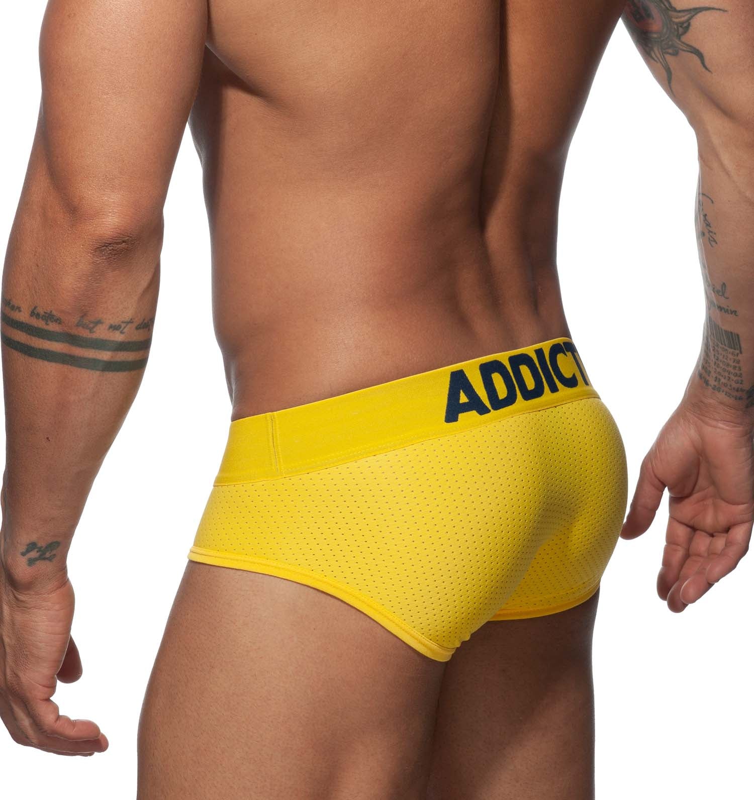 Addicted Slip 'Push Up Mesh Brief' yellow back, 50613916729670, 50613916762438, 50613916795206, 50613916827974, 50613916860742