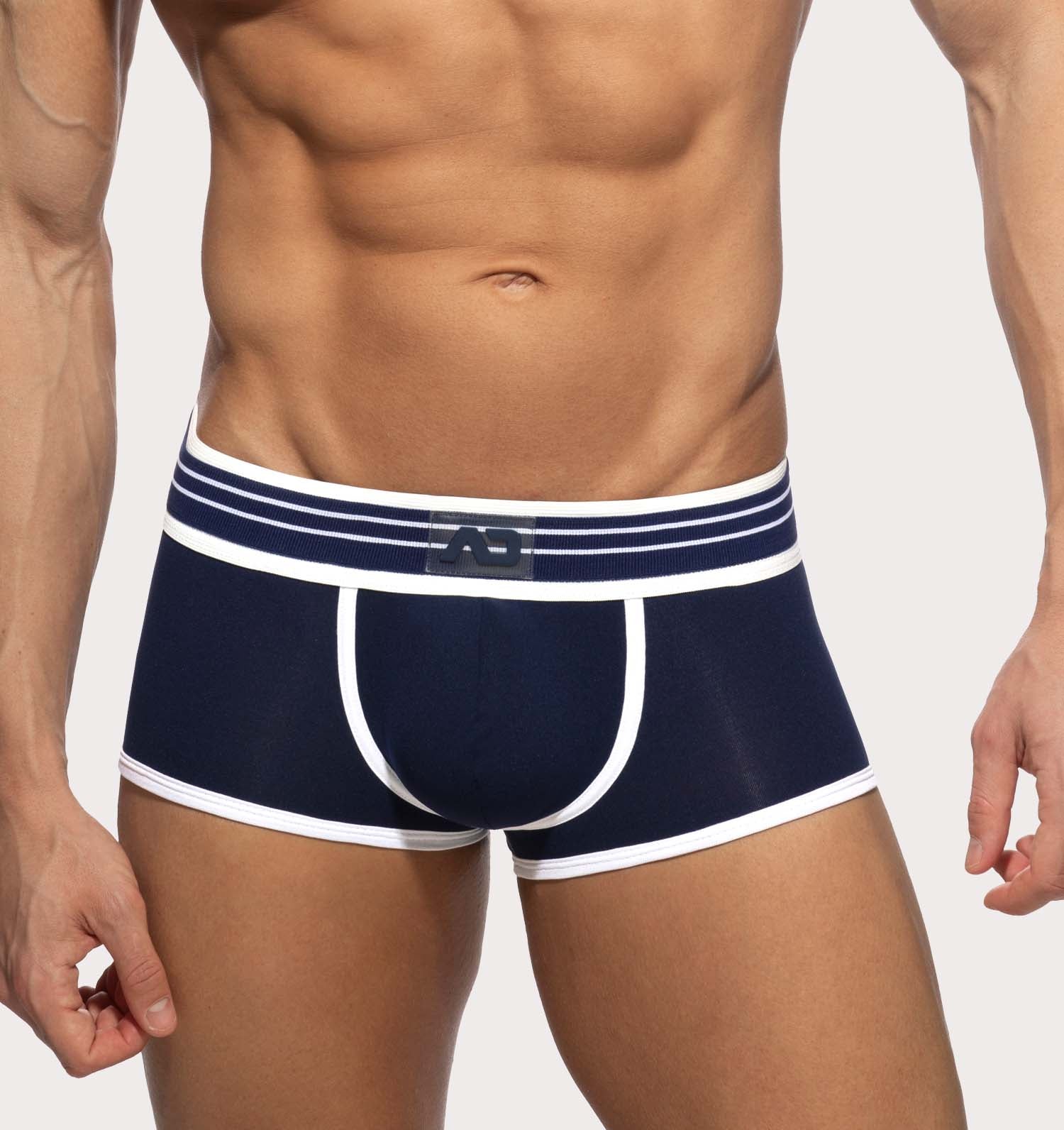 Addicted leicht transparente Boxershorts  'Double Trouble Trunk' navy, 54093809942854, 54093809975622, 54093810008390, 54093810041158