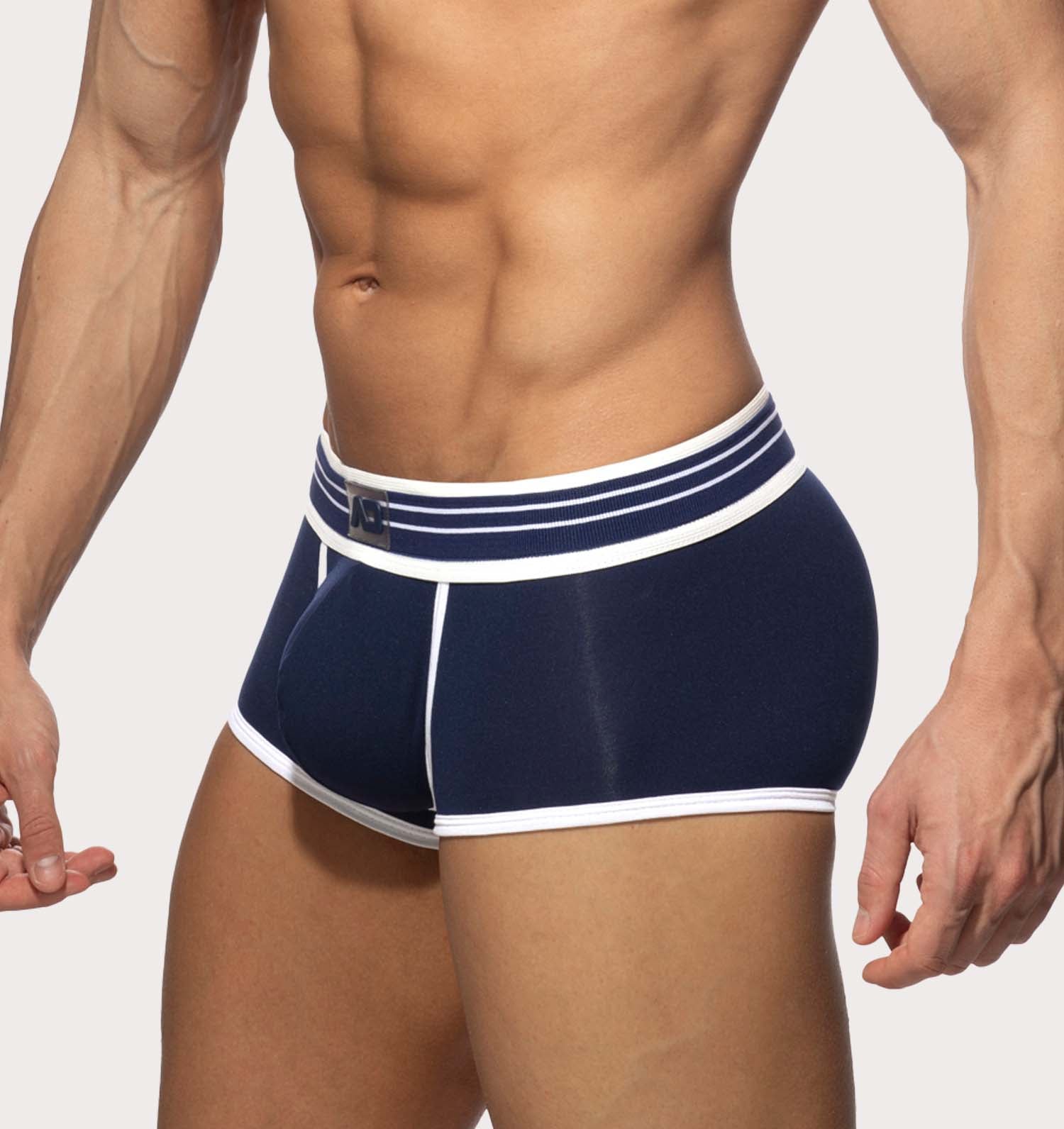 Addicted leicht transparente Boxershorts 'Double Trouble Trunk' navy, side, 54093809942854, 54093809975622, 54093810008390, 54093810041158