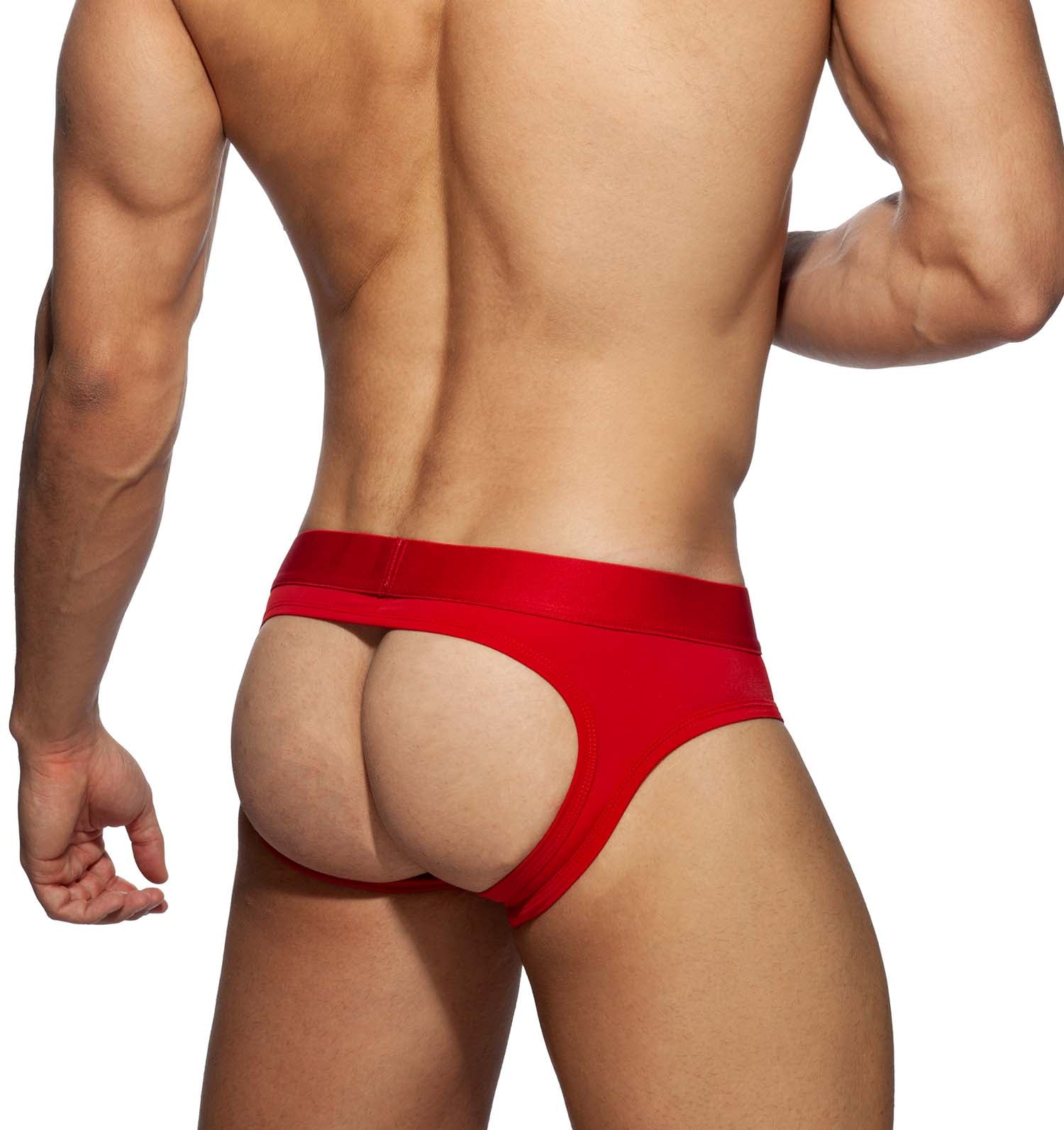 Addicted Bottomless Fetish Brief red back