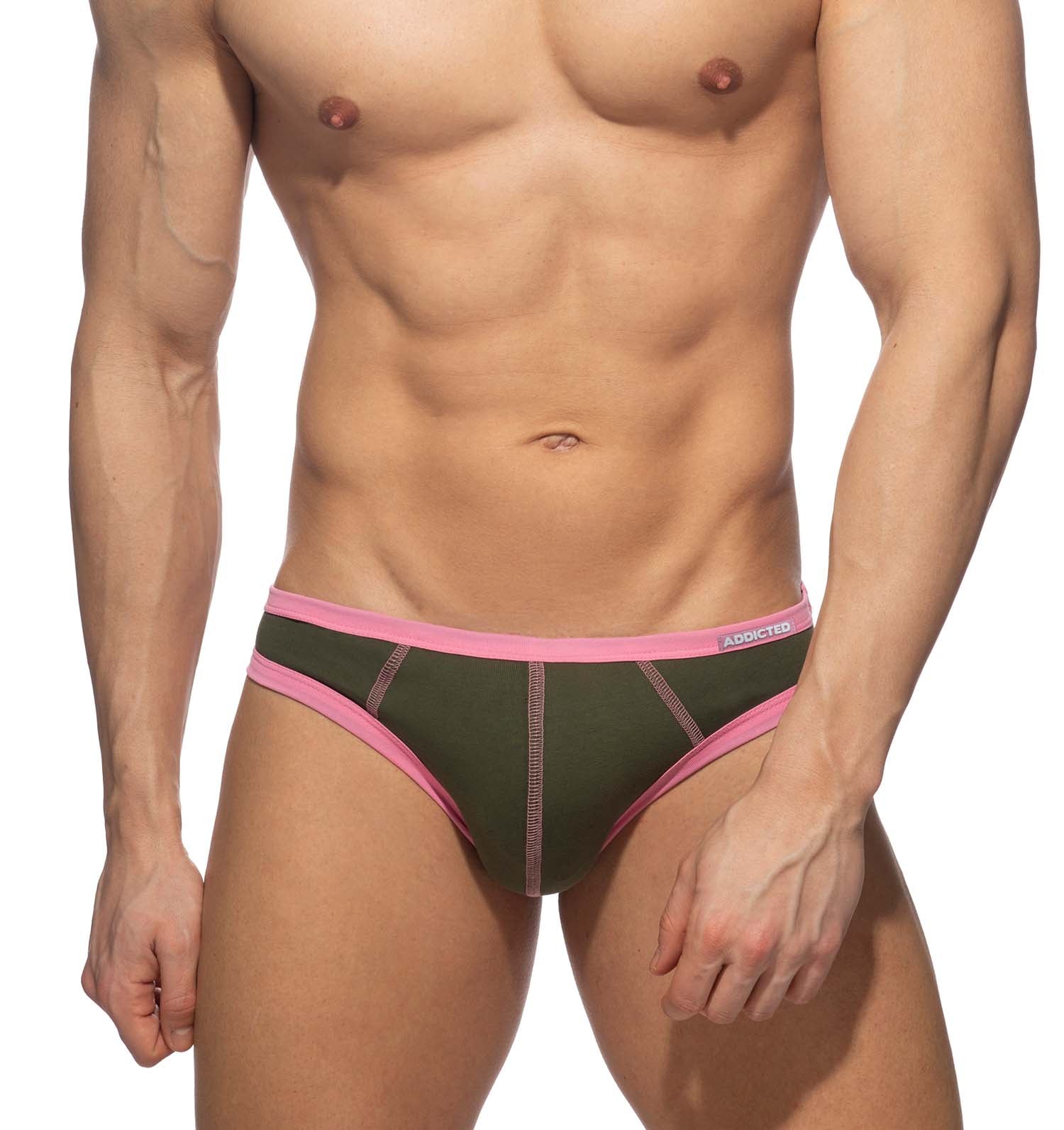 Addicted Twink Cotton Brief khaki