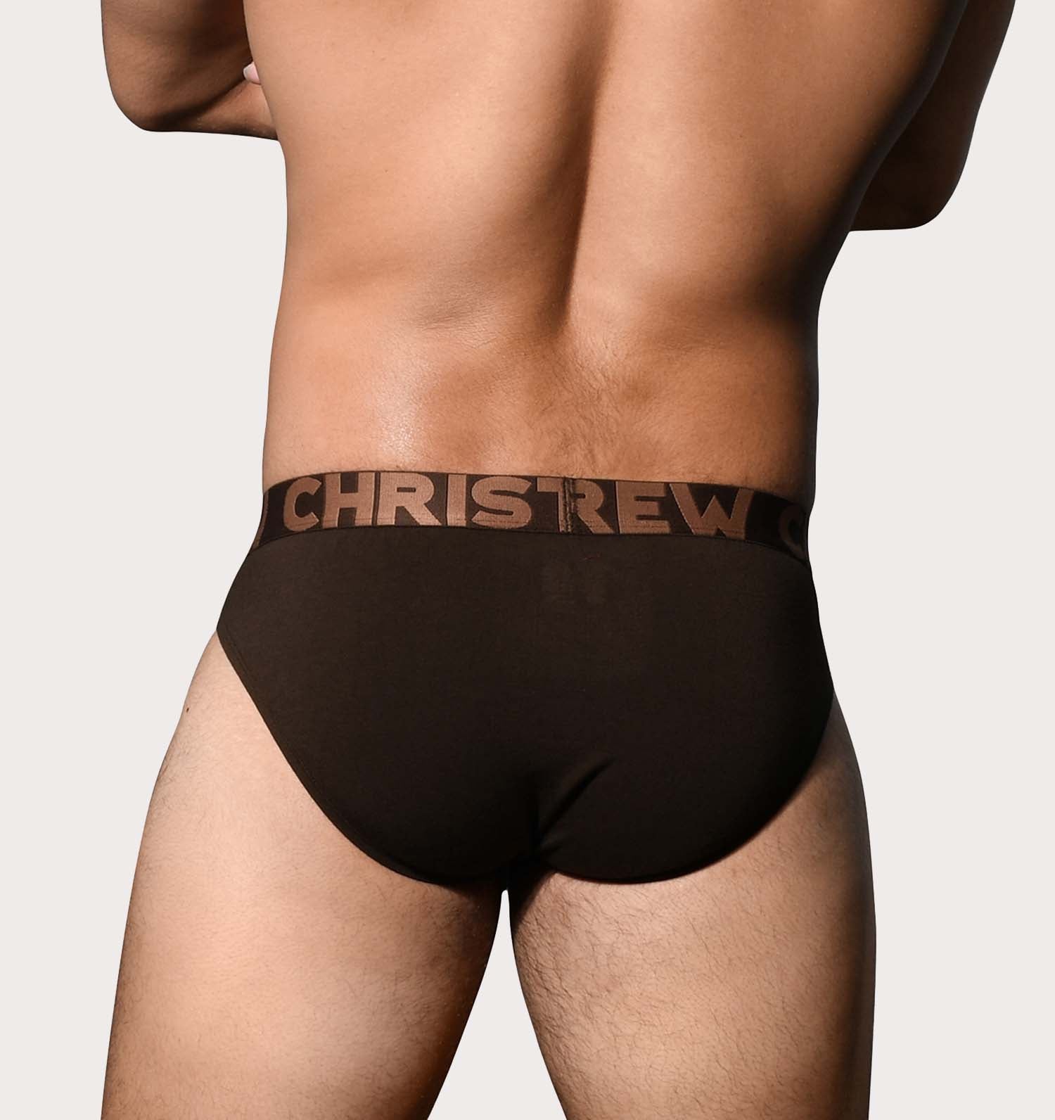 Andrew Christian Slip 'Almost Naked Bamboo Brief 93475' brown mit großem Pouch, back, 53893314117958, 53893314150726, 53893314183494, 53893314216262