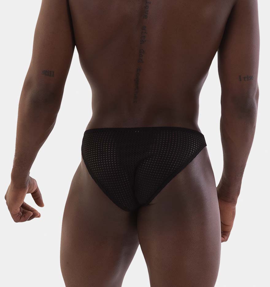 Barcode Berlin Mesh Brief Reigi black, back