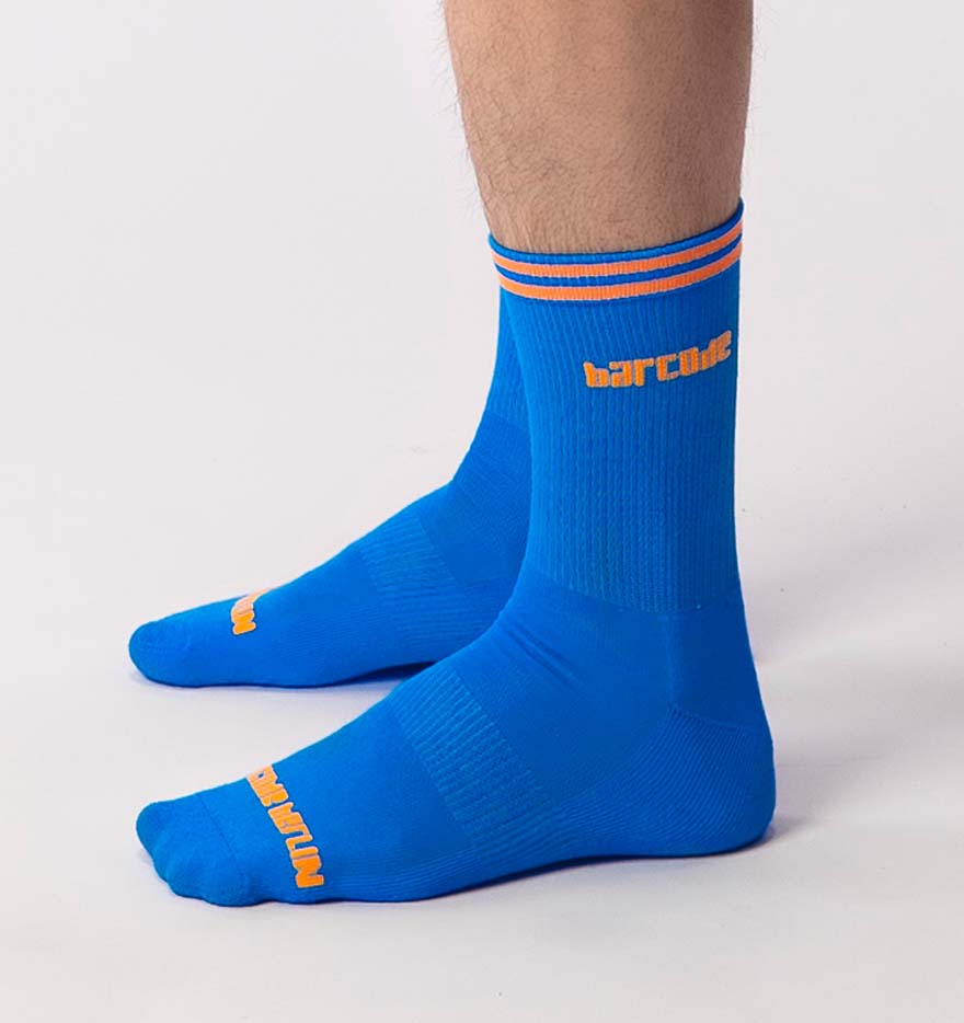 Barcode Berlin Sportsocken 'Festival Socks' blue