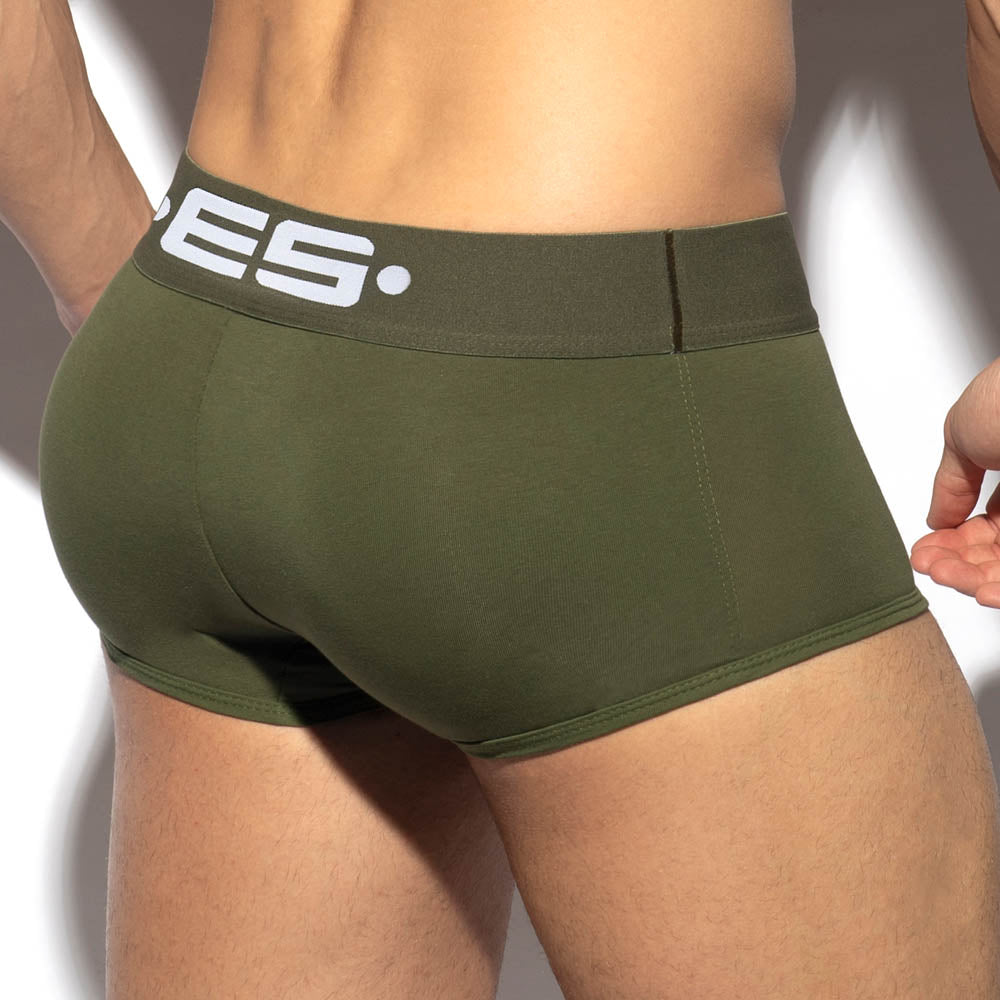 ES Collection Back Up Wondertrunk - Boxershorts mit Push-Up Einlage für den Po, khaki