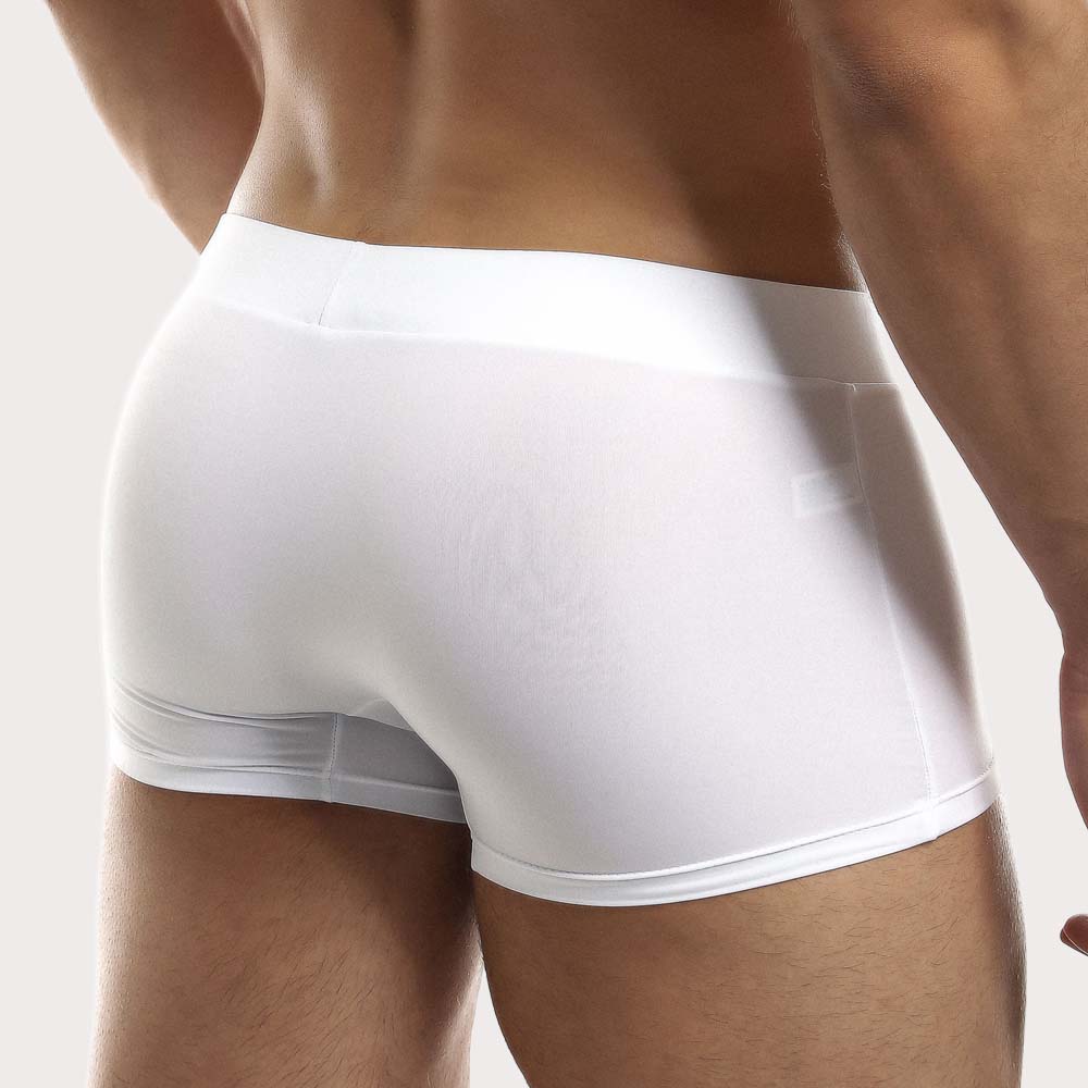 Intymen Second Skin Trunk - Körperbetonte Boxershorts aus Mikrofaser mit großzügigem Pouch in weiß