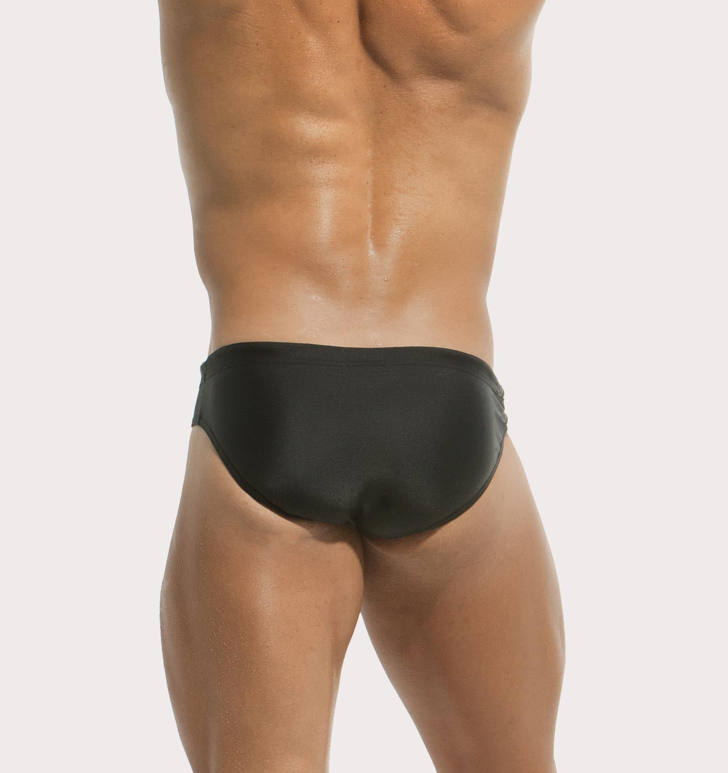 Modus Vivendi Herren Badeslip 'Classic Swim Brief' black, back