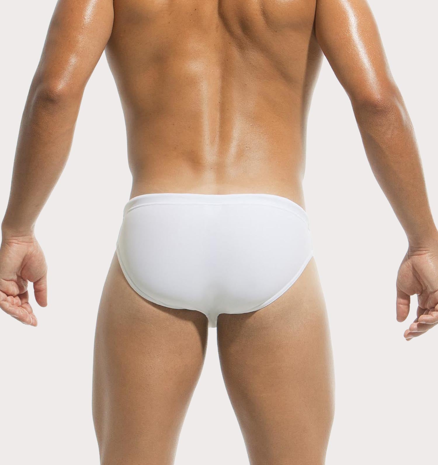 Modus Vivendi Herren Badeslip 'Classic Swim Brief' white, back, 54154337517894, 54154337550662, 54154337583430, 54154337616198