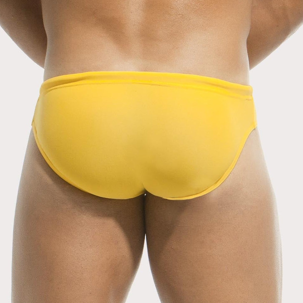 Modus Vivendi Herren Badeslip 'Classic Swim Brief' yellow, back, 54158208008518, 54158208041286, 54158208074054, 54158208106822