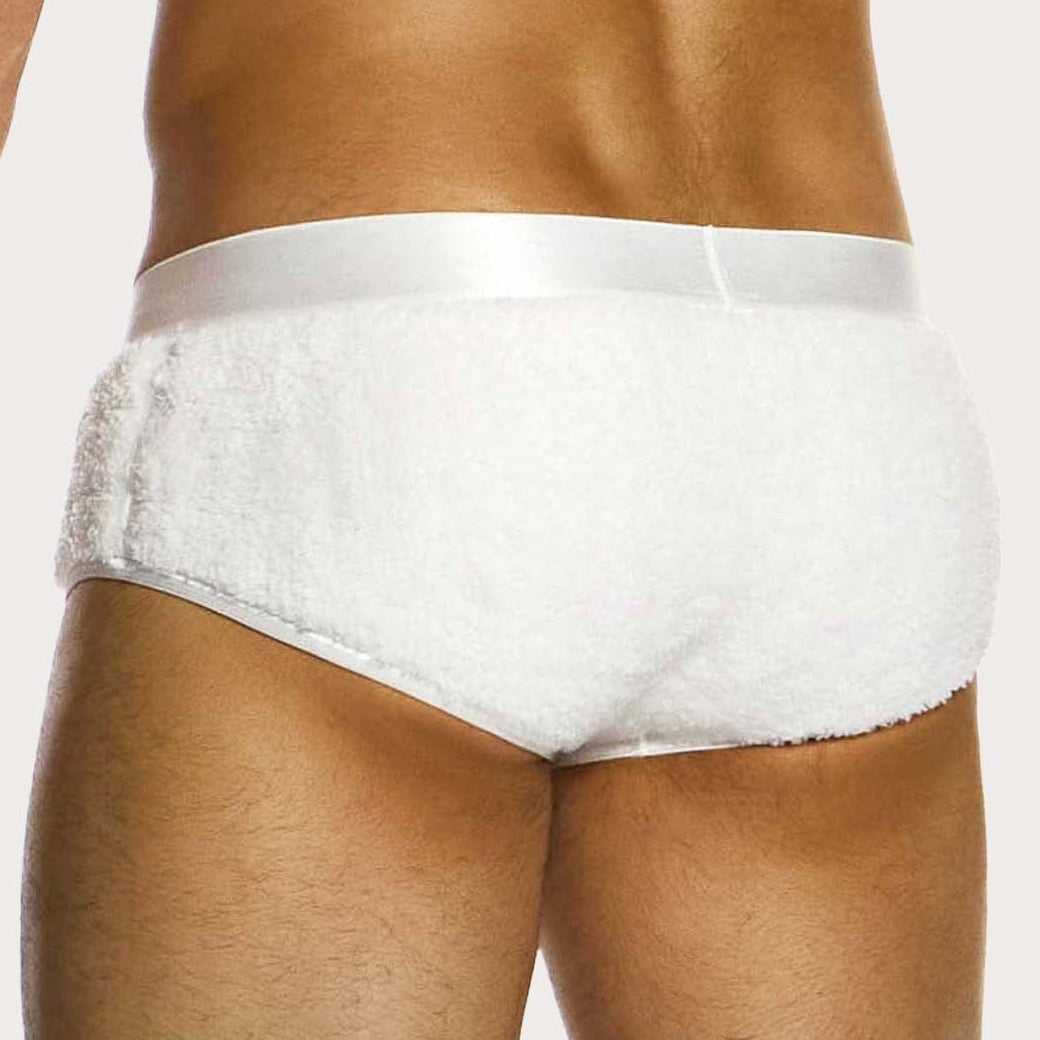 Ausgefallene Modus Vivendi Boxershorts 'Fur Boxer' white im Teddyfell Design,  back, 50621379051846, 50621379084614, 50621379117382, 50621379150150