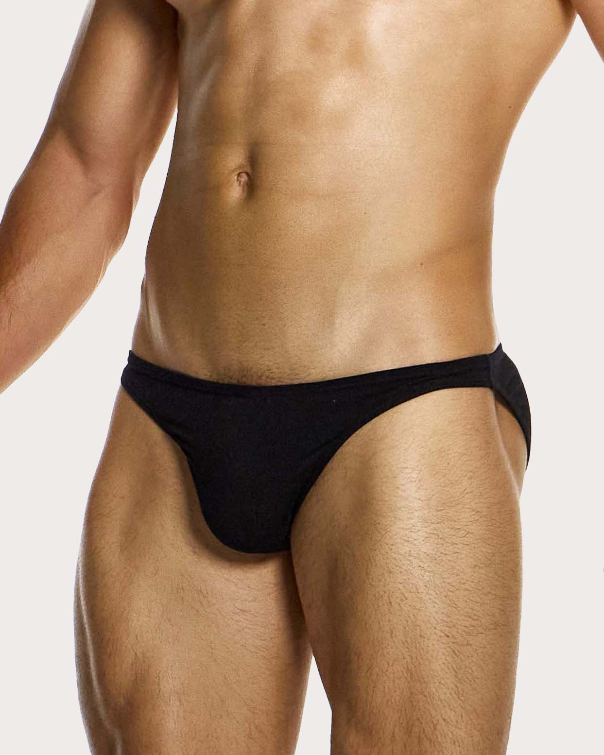 Knapper Modus Vivendi Slip 'Bamboo Low Cut Brief' black front, 0624221905222, 50624221937990, 50624221970758, 50624222003526