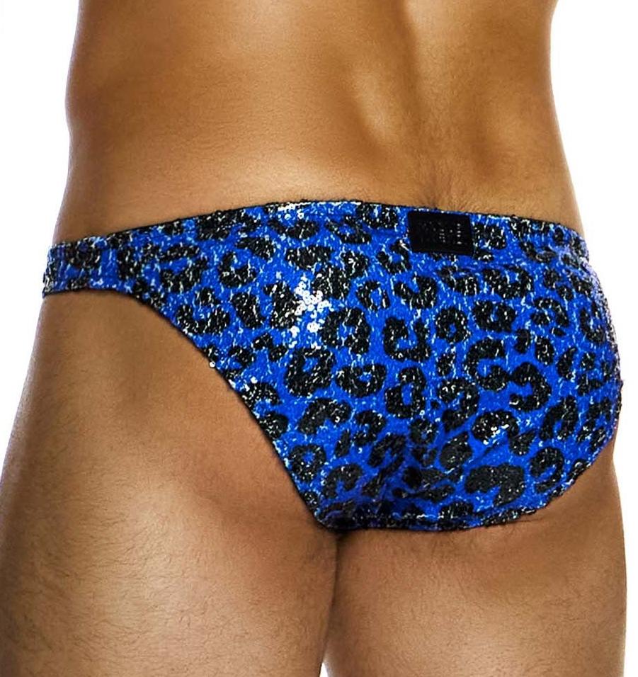 Modus Vivendi Leopard Sequin Low Cut Brief blue back, 50621238673734, 50621238706502, 50621238739270, 50621238772038