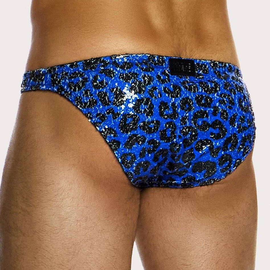 Modus Vivendi Slip 'Leopard Sequin Low Cut Brief' blue,  back, 50621238673734, 50621238706502, 50621238739270, 50621238772038