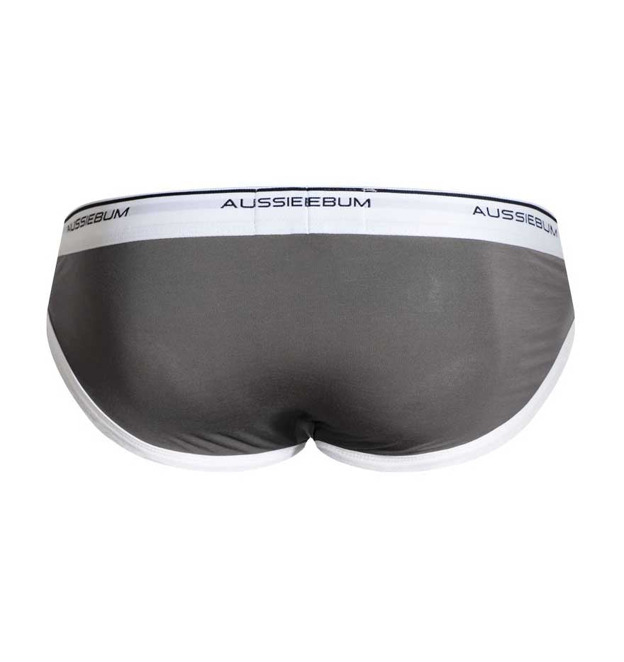 aussieBum Slip 'Baseline Brief' grey, back