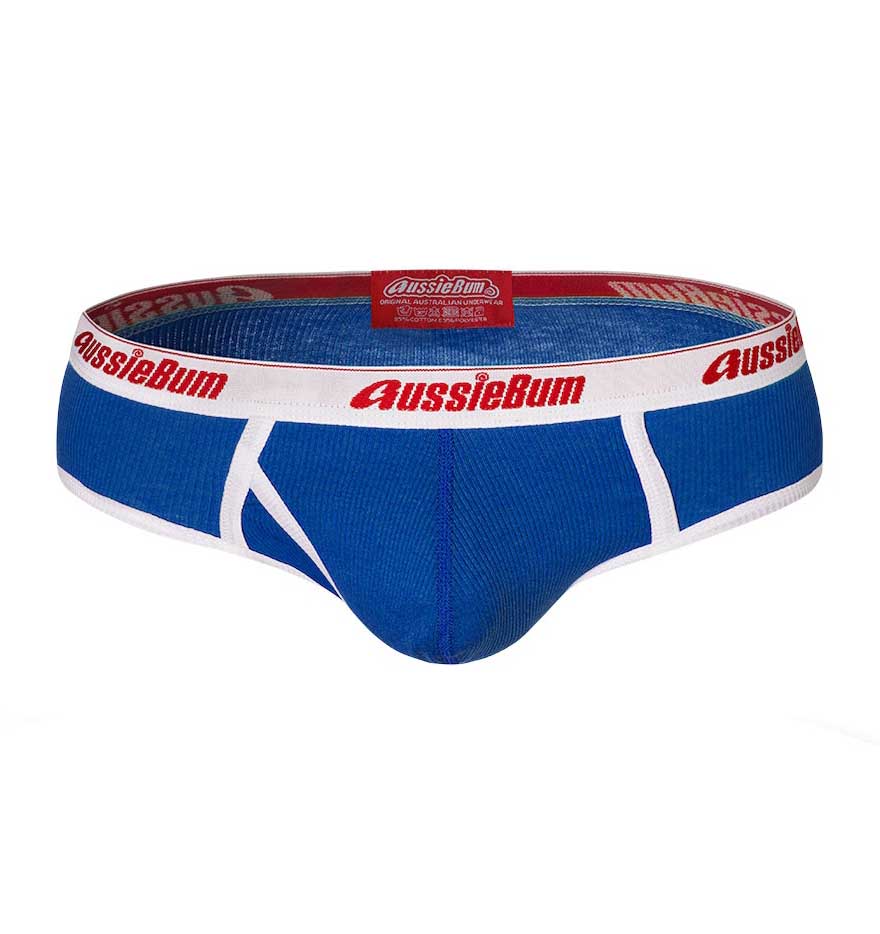 aussiebum Herren Slip 'Classic Brief' blue, detail