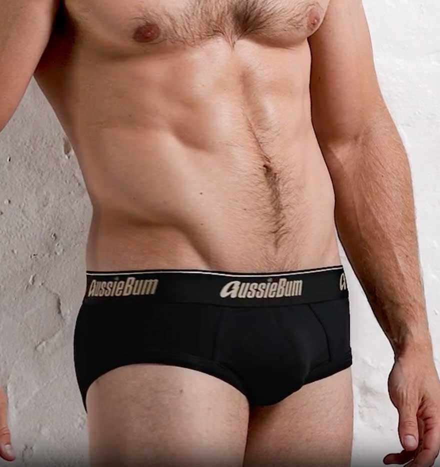 Aussiebum Slip 'Cottonsoft Brief' black