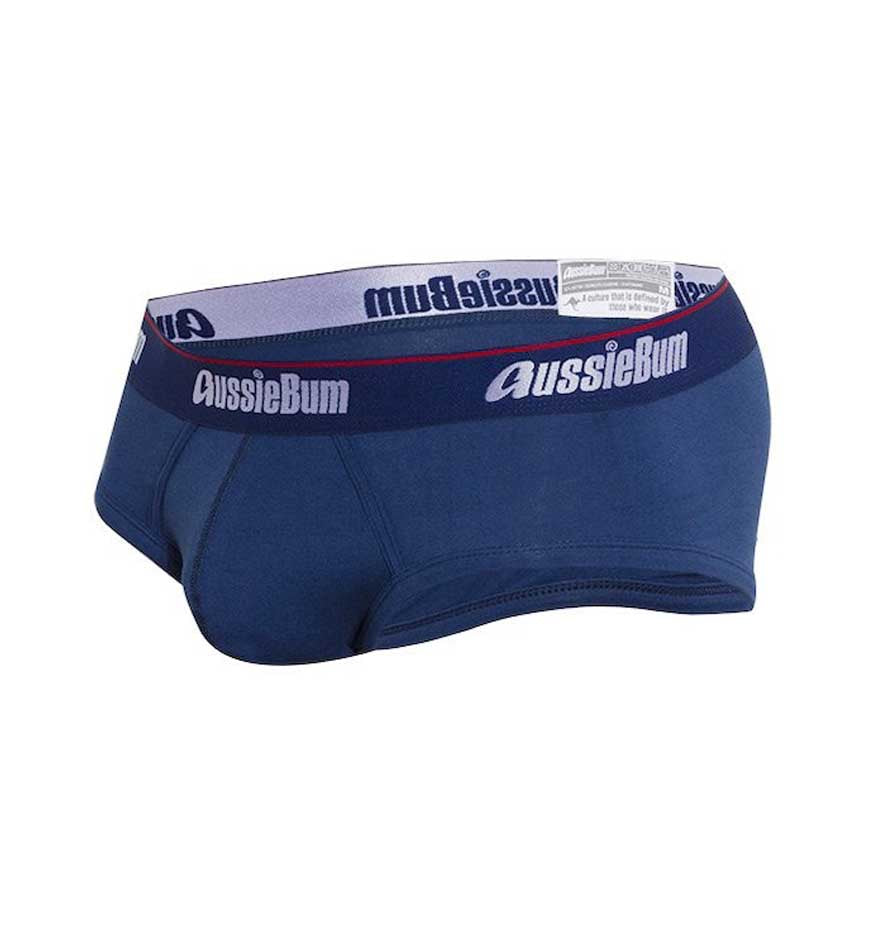 Aussiebum Slip 'Cottonsoft Brief' navy, detail