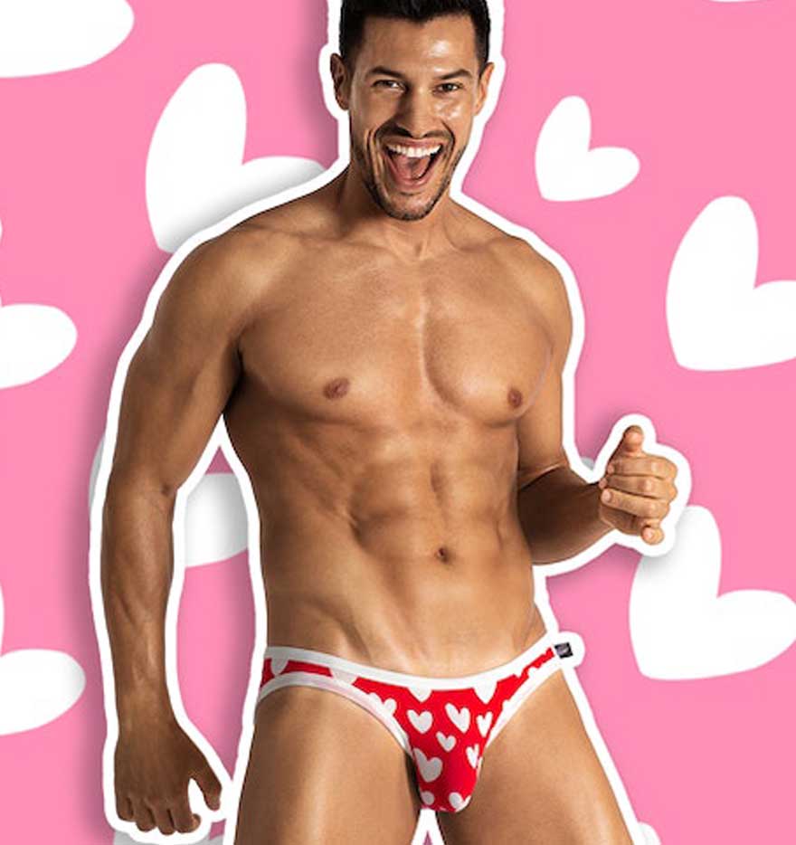 aussieBum Mini-Slip 'Teeball Brief' Heart