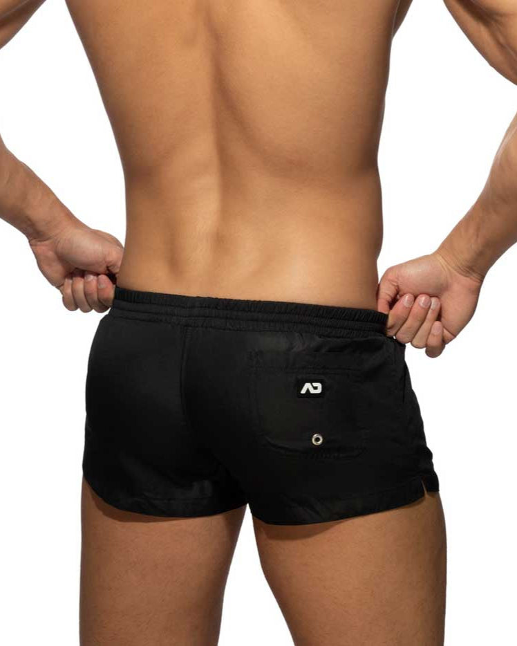 Knappe Addicted Badeshorts 'Basic Mini Swim Short' black, back, 46511228125510, 46511228158278, 46511228191046, 46511228223814