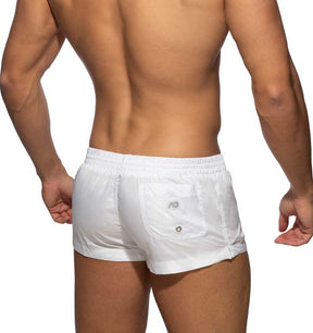 Sehr Knappe Badeshorts von Addicted Swimwear in weiß, Rückseite