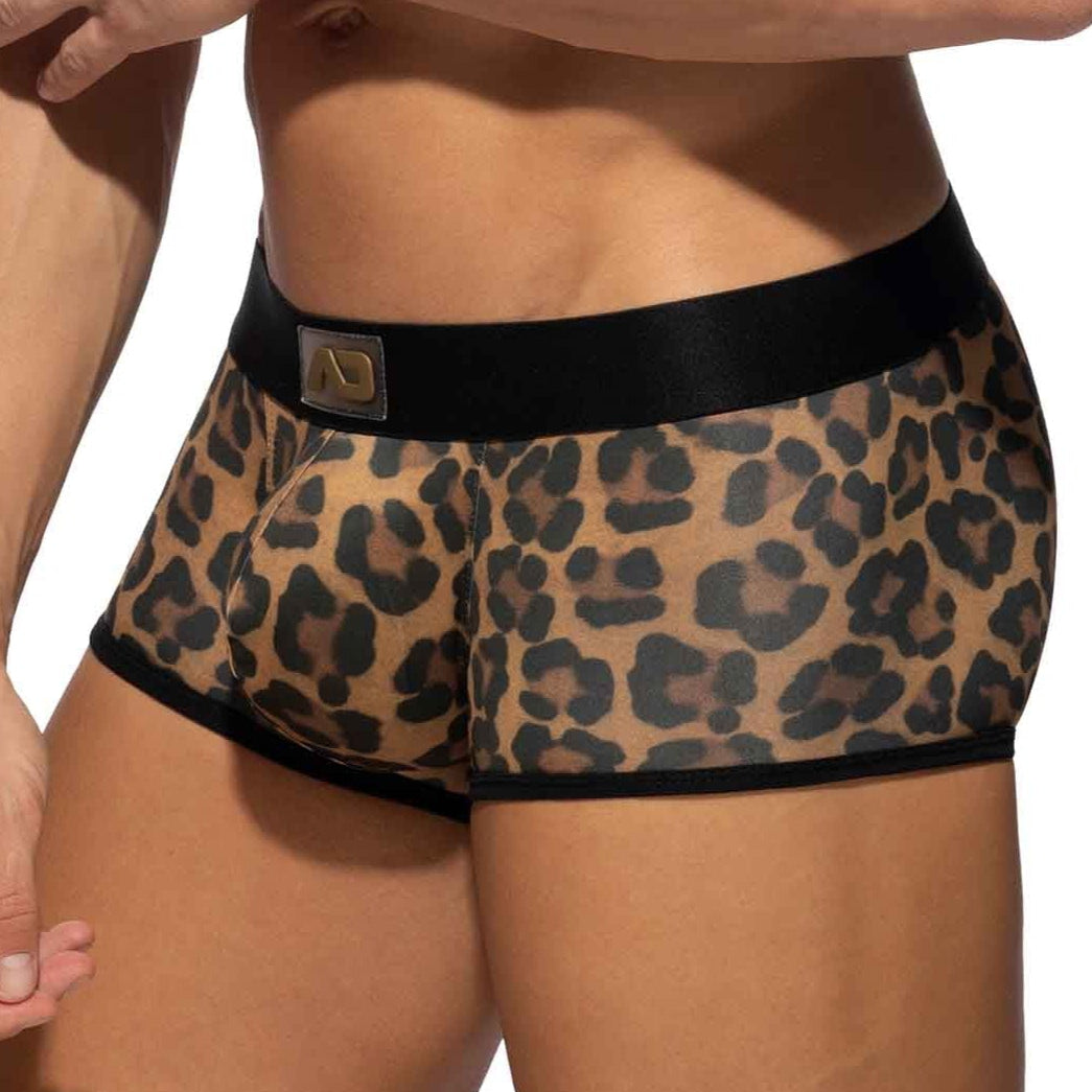 Addicted Leopard Fresh Trunk - Microfaser Boxershorts mit ausgefallenem Leopardenprint