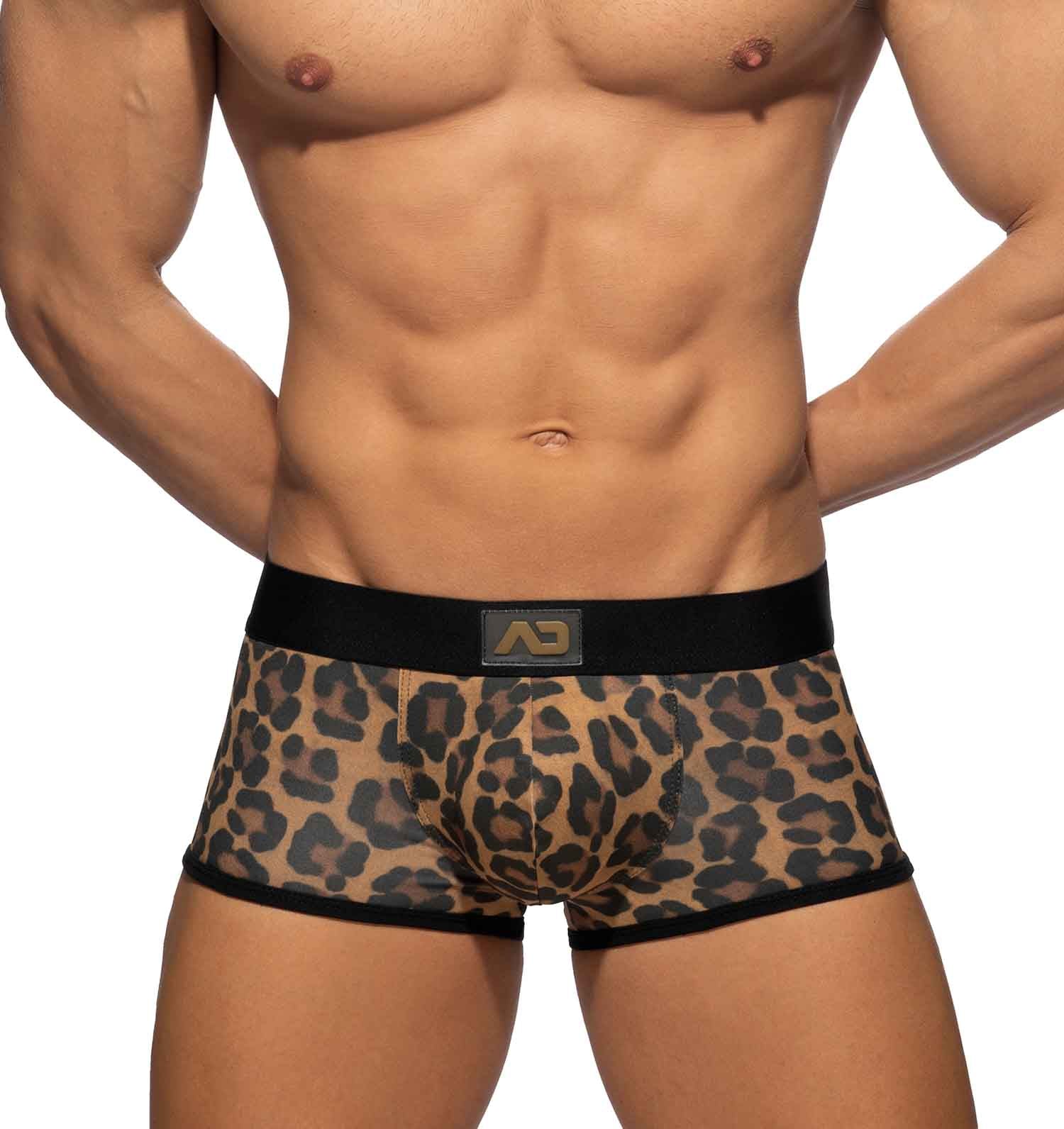 Addicted Boxershorts im Leopard Print, Vorderseite